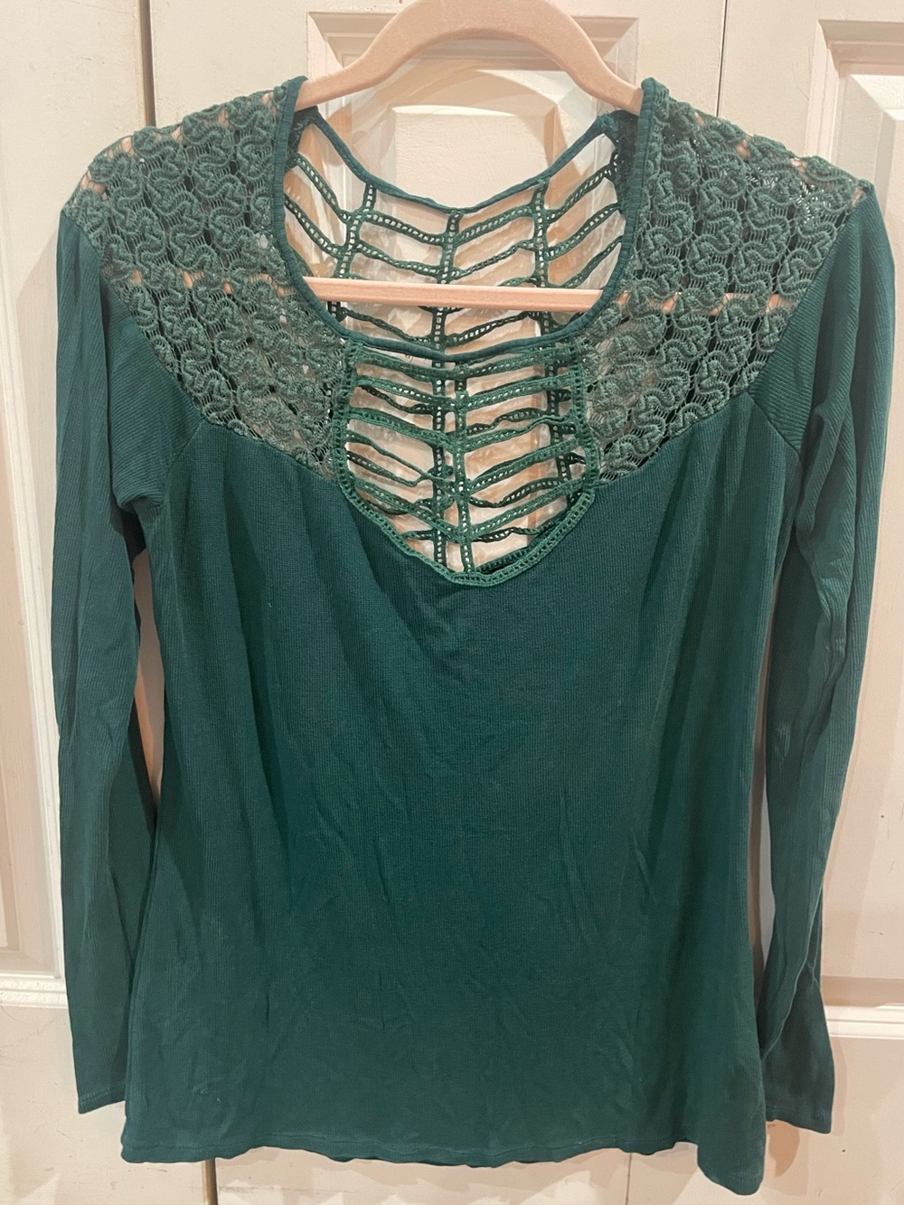BUCKLE (Gimmicks) Large Green LS Shirt